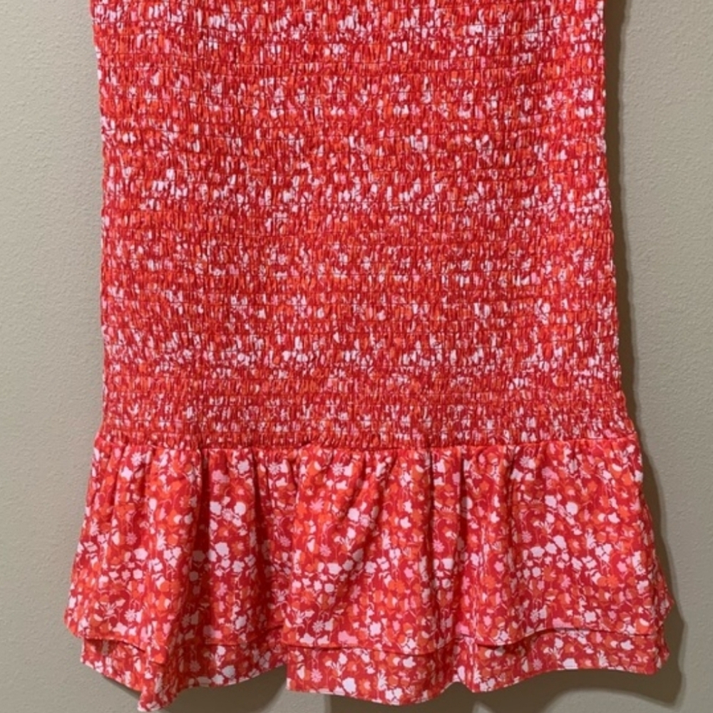 FRENCH CONNECTION Floral Ruffle Dress Size Med - Picture 5 of 8